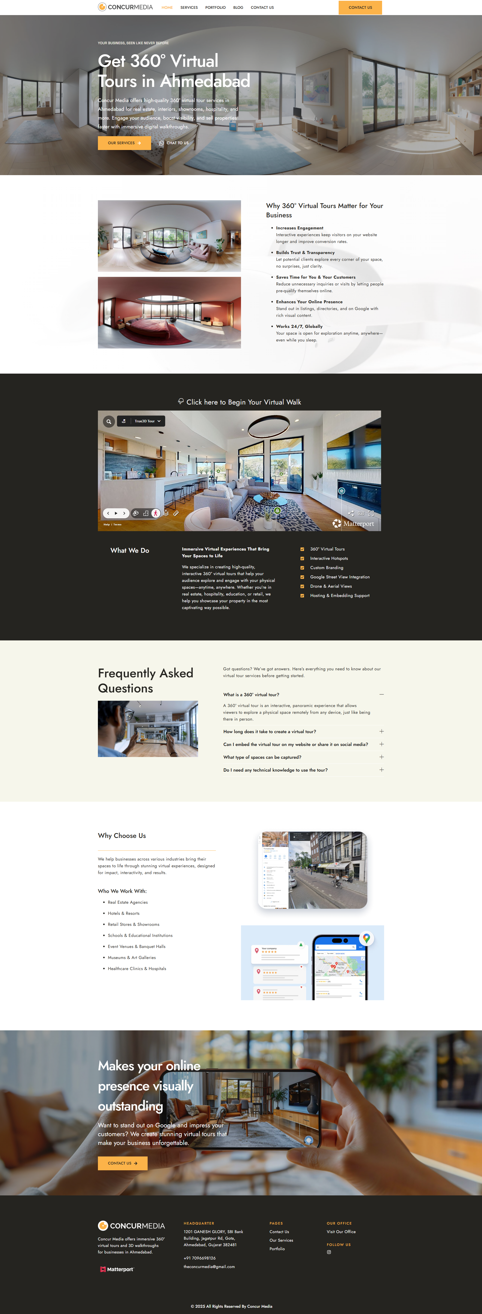 Concur Media Full Page Screenshot