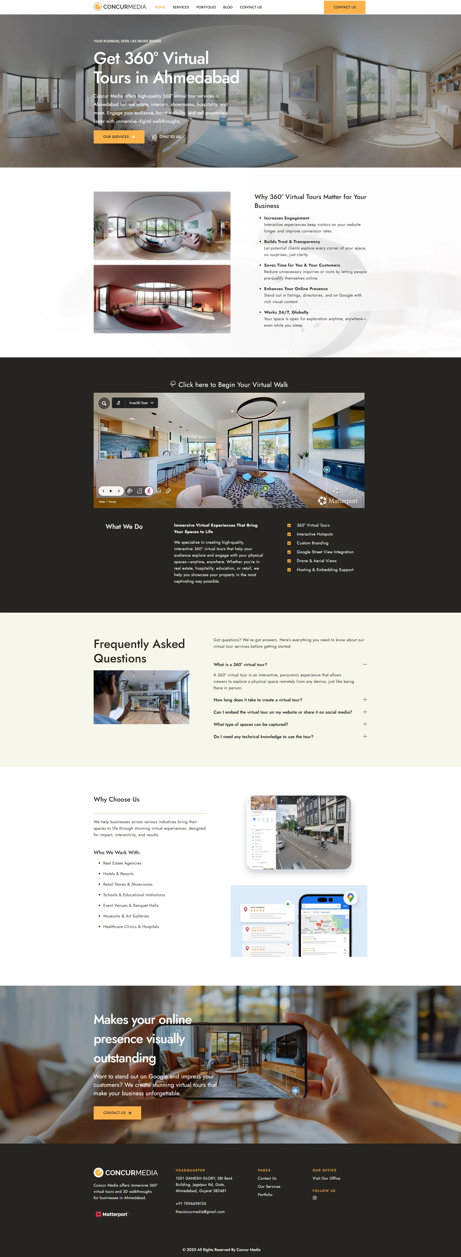Concur Media Full Page Screenshot